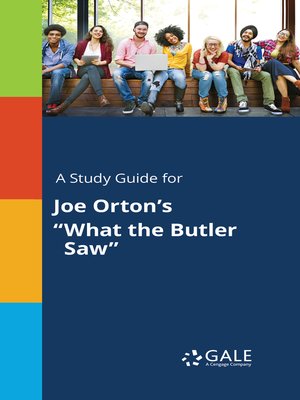 cover image of A Study Guide for Joe Orton's "What the Butler Saw"